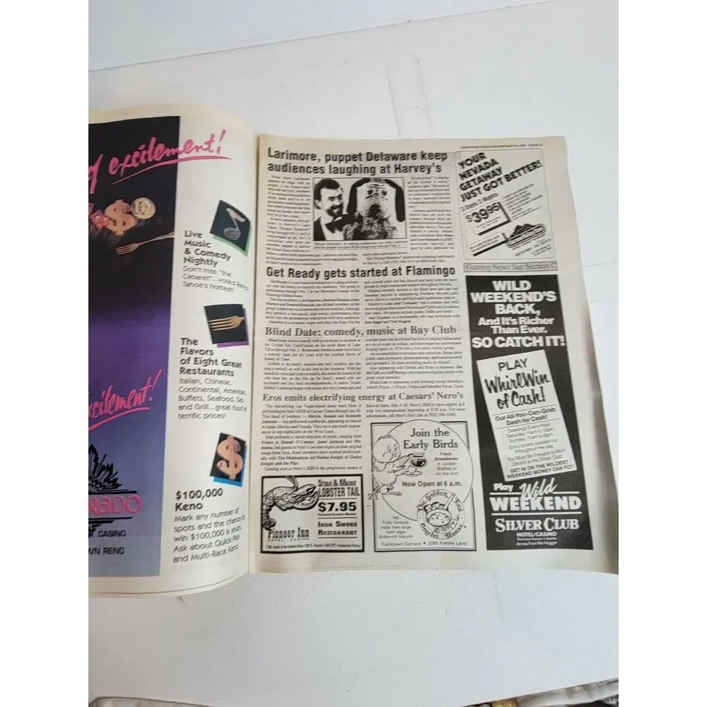 Vintage 1990s Newspaper Sports Section 1991 Bills vs‎ Giants Superbowl Tampa Bay